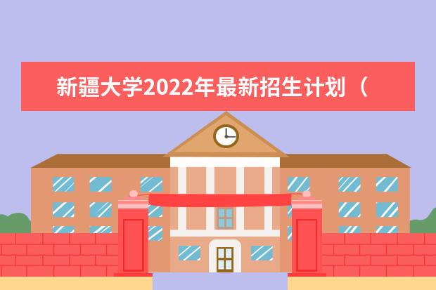 新疆大学2022年最新招生计划（该校今年开设专业招生人数详情）