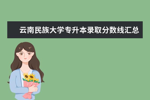 云南民族大学专升本录取分数线汇总（2018-2020）