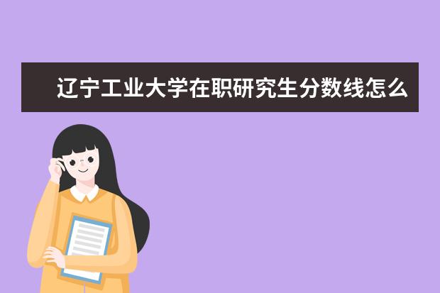 辽宁工业大学在职研究生分数线怎么查询？