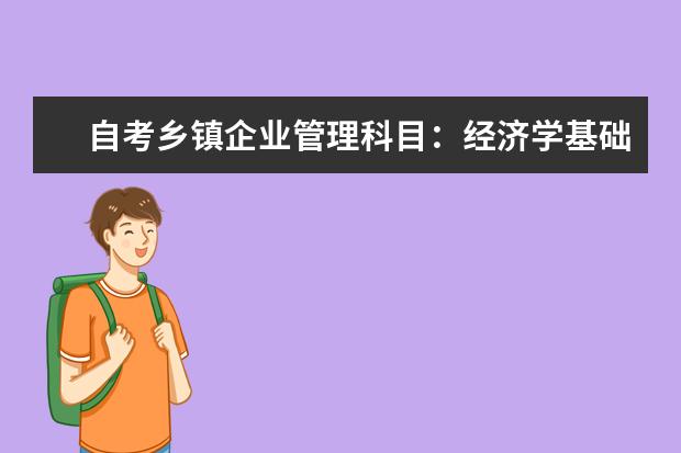 自考乡镇企业管理科目：经济学基础课程简介 自考电子政务科目：计算机应用技术课程简介