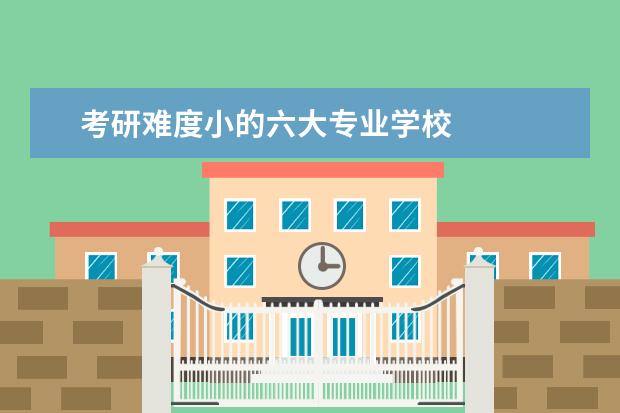 考研难度小的六大专业学校 
  千万不要报的六大专业2