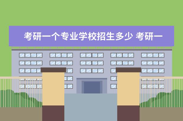 考研一个专业学校招生多少 考研一个专业招收10名二个方向?是一共招10名?还是不...