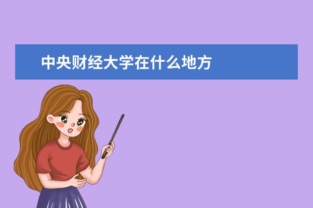 中央财经大学在什么地方