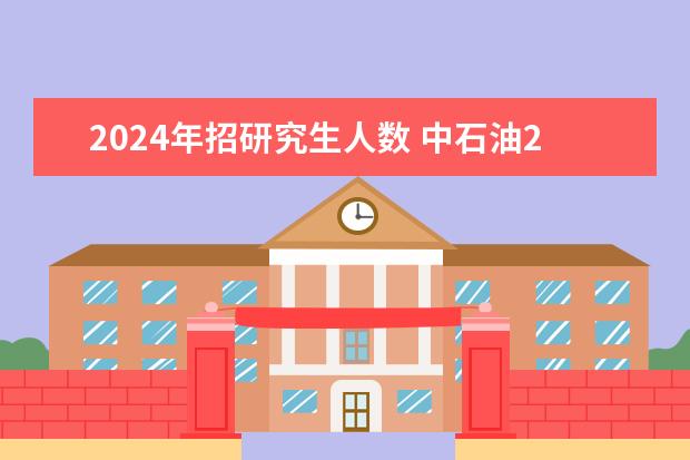 2024年招研究生人数 中石油2024年秋招时间