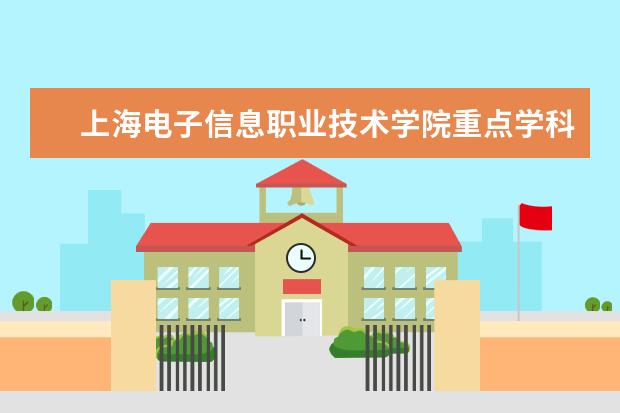 上海电子信息职业技术学院重点学科评估结果（重点学科名单）