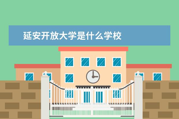 延安开放大学是什么学校