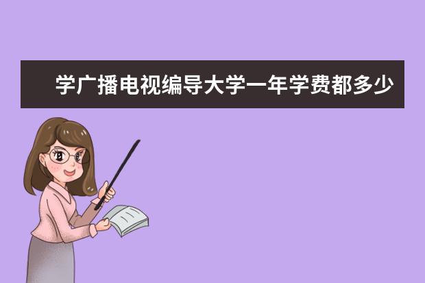 学广播电视编导大学一年学费都多少？辽宁省大学和湖南大学的学费？